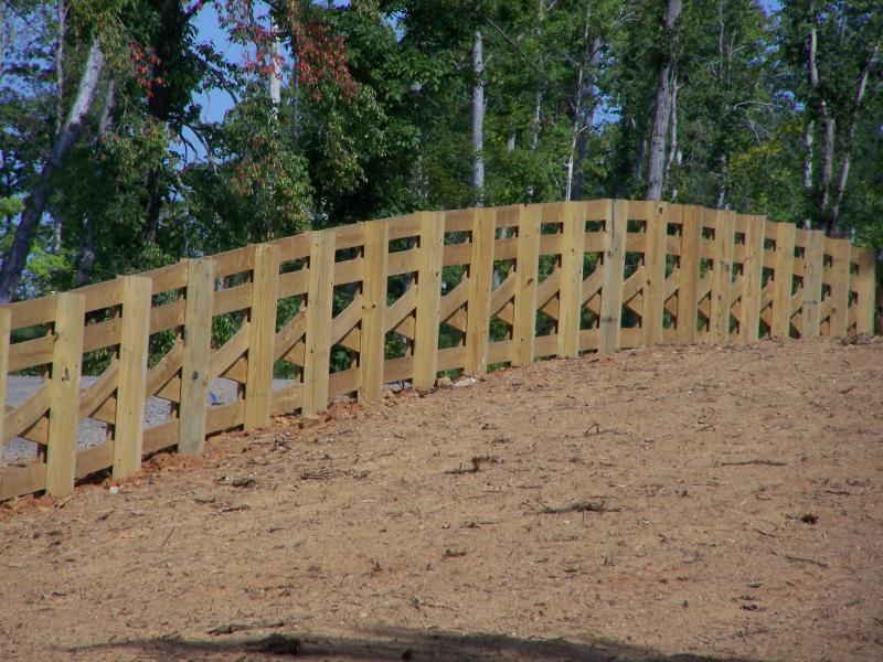 Crossbuck Wood Fence