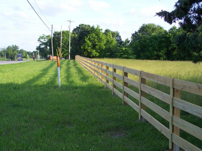 Wood Farm Fence